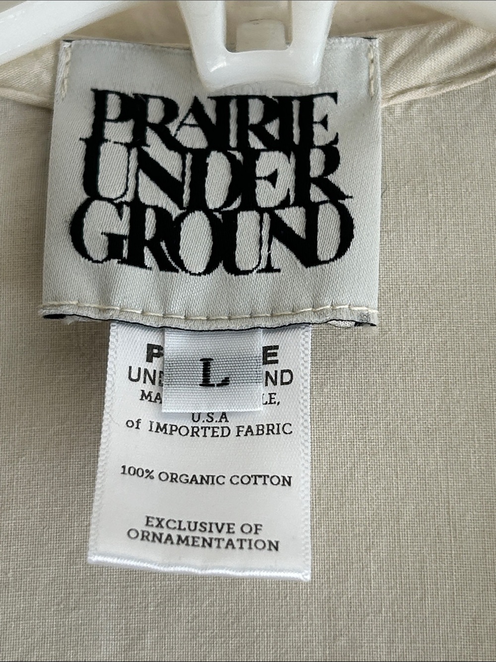 Prairie Underground Cream Wrap-Style Long Sleeve Shirt Jacket - Picture 2 of 6